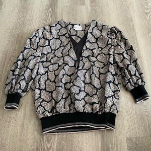 Amy-Deb retro patterned jumper